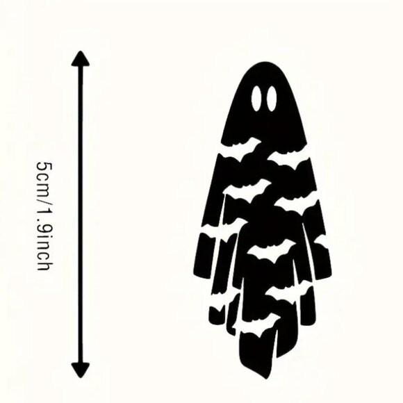 Ghost with Bats decal sticker - Picture 3 of 4